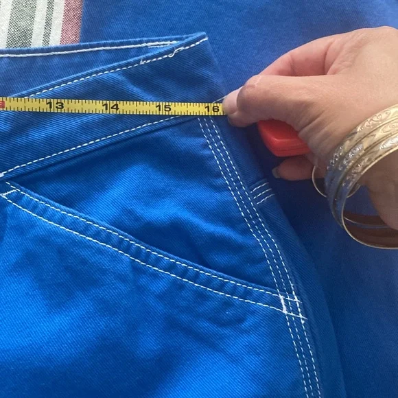 New without tags Dickies royal blue pocketed contrast stitching pants 11/30 - Picture 2 of 8